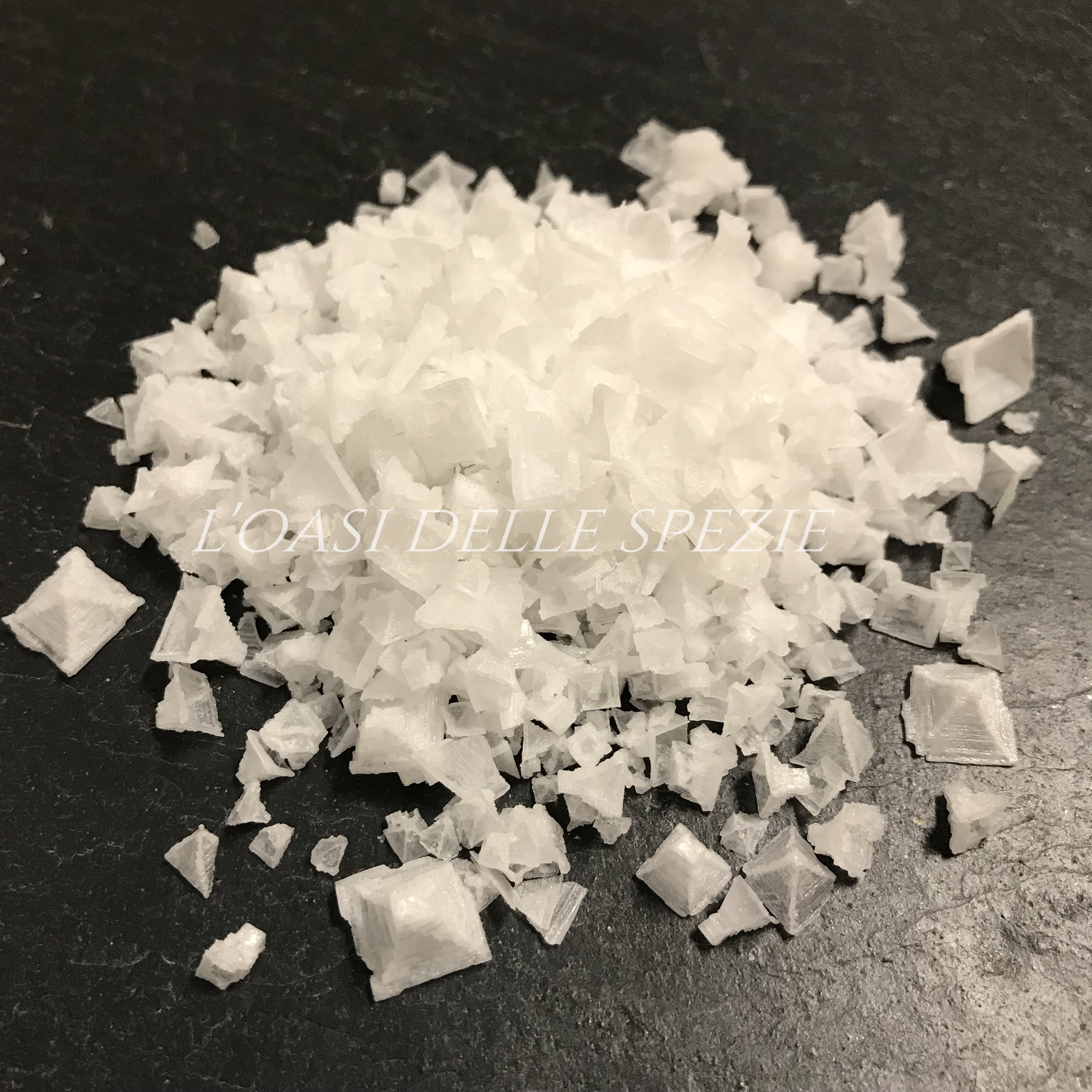 Flocons de sel gemme (100 g), fleurs de sel gemme, sel gemme