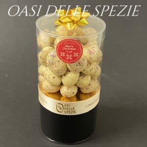Mandorle al cioccolato, limone e petali di rosa bio 150g
