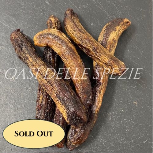 Banane "Gros Michel" bio intere ed essiccate del Camerun