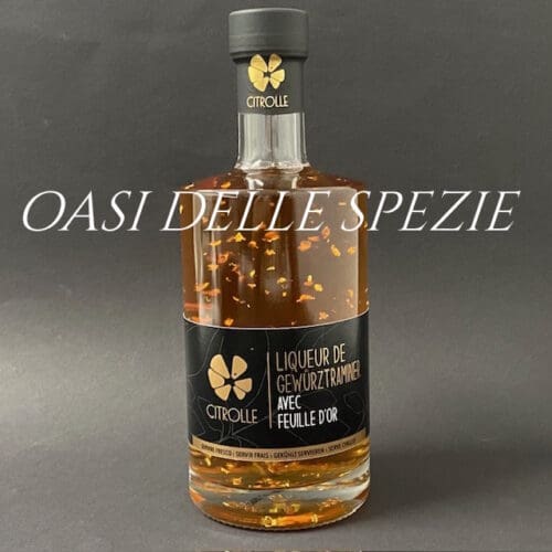Liquore di Gewürztraminer con fiocchi d'oro