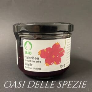 Marmellata di mirtilli rossi bio extra 250g