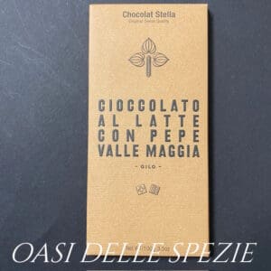 Cioccolato al latte con pepe della Vallemaggia 100g