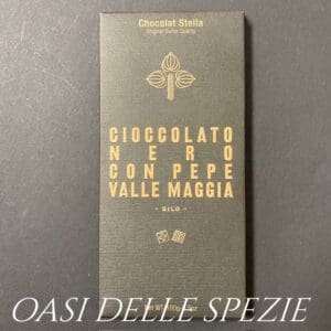 Cioccolato nero con pepe della Vallemaggia 100g