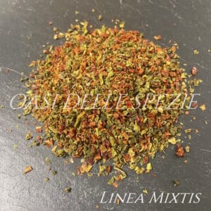 Mix de flocons de poivrons rouges et verts biologiques