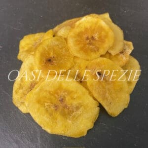 Chips di banana platano verde salate bio 100g