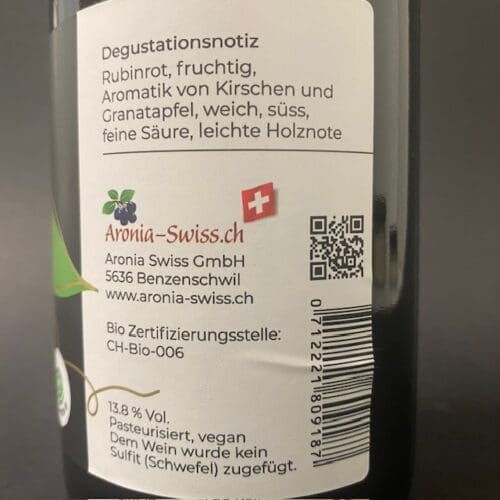 Bio Aronia Dessertwein – Bild 2