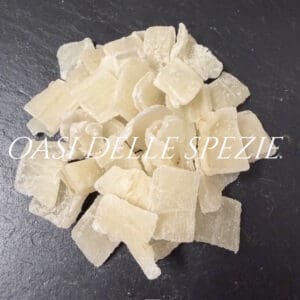 Aloe vera essiccata, leggermente solforata e candita