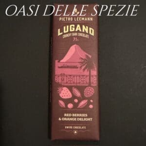 Cioccolato fondente bio Ticinese con miscela di frutta e scorze d'arancia candita 50g