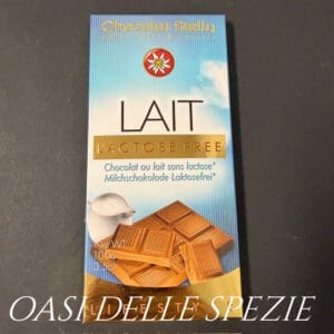 Cioccolato al latte senza lattosio 100g