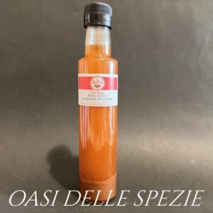 Olio di oliva extra vergine al peperoncino di Espelette