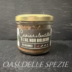 Caviale di lenticchie all'aglio nero bio 90g